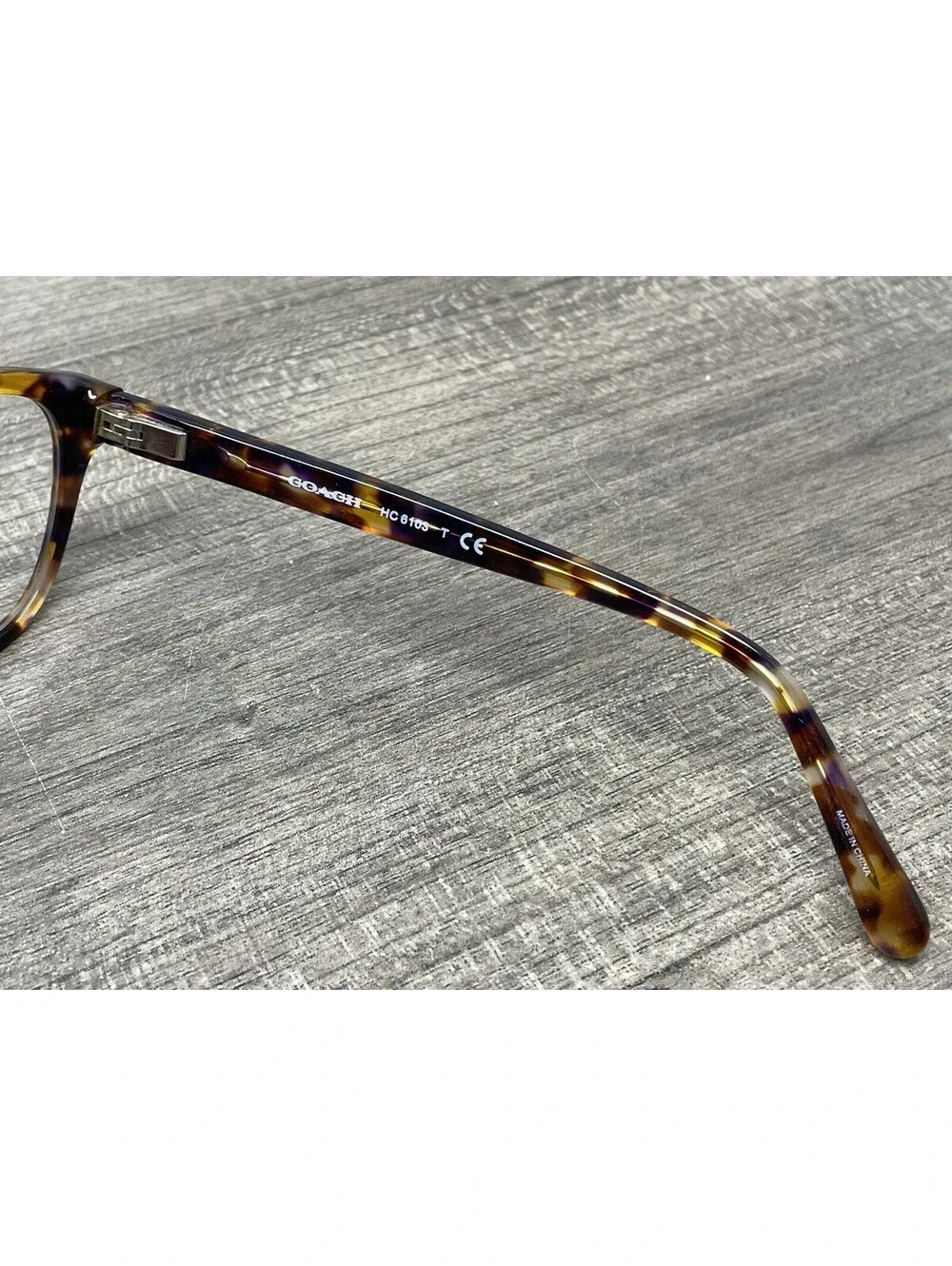 Coach HC 6103 5548 Eyeglasses Purple Tortoise 54[]16-140 Authentic Frames Only